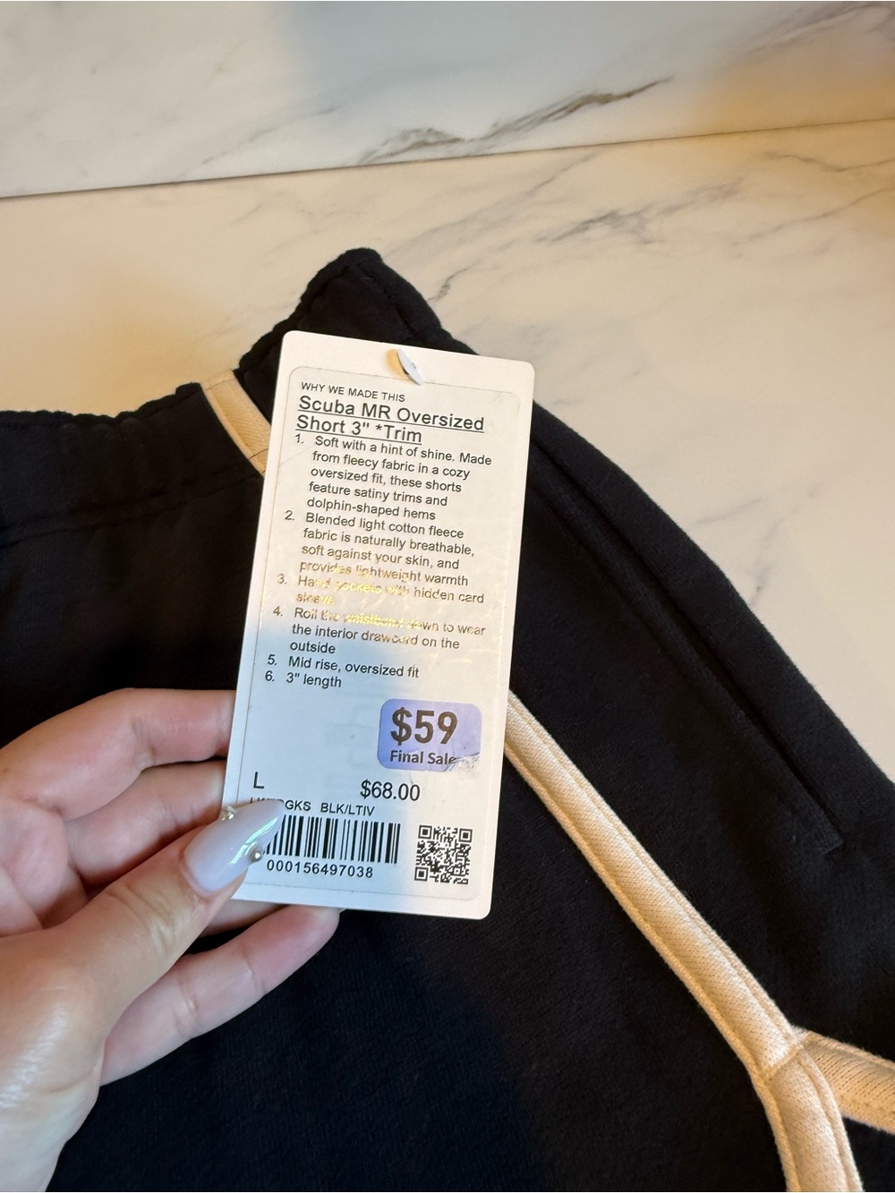 Lululemon nwt track shorts - Picture 5 of 7